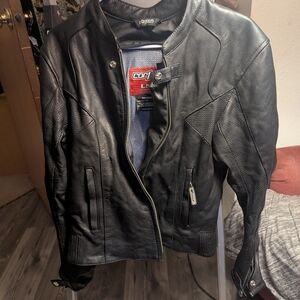 Women's Black Leather Jacket